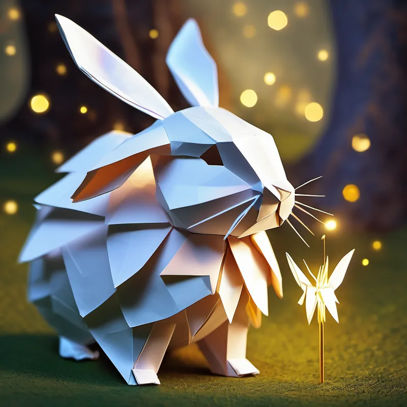 The bunny turned to Twinkle and said, "Thank you, little firefly. Your warmth and kindness guided me back to safety." Twinkle's heart swelled with happiness. She realized that she didn't need to shine bright like the others to be special. Her kindness was a light of its own.