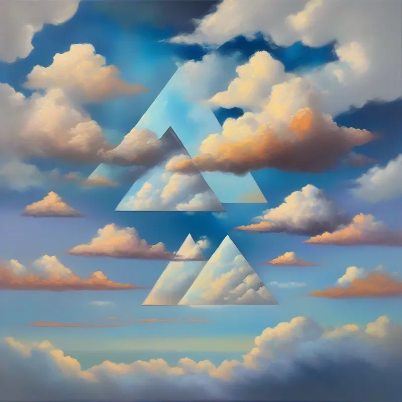 Giggling, rolling clouds, cloud triangle