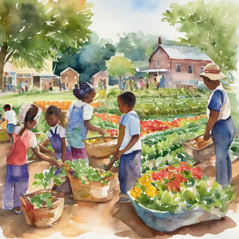 From that day forward, the community embraced Agendina's wisdom, holding new meetings where young and old shared their talents and ideas to improve their town. The children helped create community gardens, increasing sustainability while learning the importance of nurturing the earth. The elders shared their wisdom, mentoring aspiring entrepreneurs, and supporting local businesses. Friendship flourished among the community members, and as they worked side by side, they saw the fruits of their labor. The town became a shining example of cooperation and prosperity, where everyone's contributions were valued.