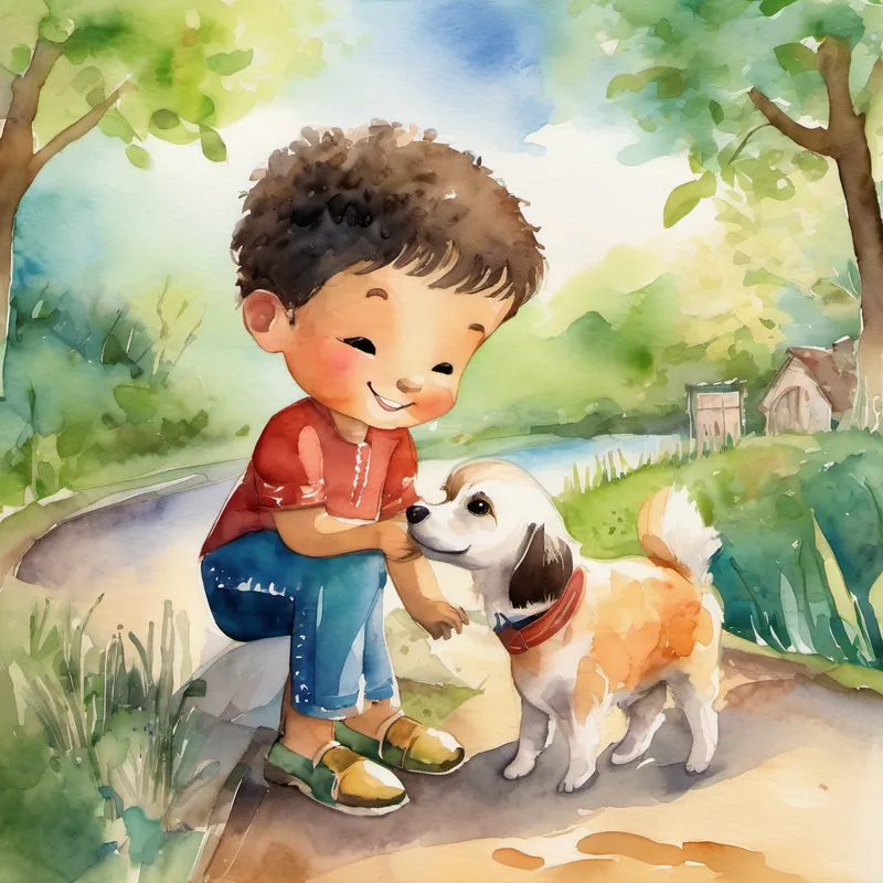 And as for the little dog, it found a forever home within this loving community. It taught the people that friendship knows no boundaries and that even a small creature can bring joy, warmth, and inspiration to the hearts of many. And so, the tale of Agendina and the little dog became a legend passed down through generations. It reminded everyone that by working together with friendship in their hearts, they could create a better world, not just for themselves but for all who would come after them.