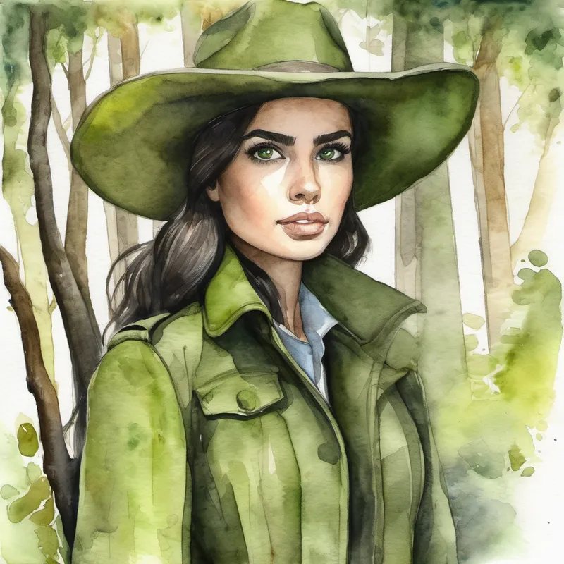 Valentina: Pelo castaño, ojos verdes Una detective valiente y decidida siguiendo las huellas en el bosque oscuro