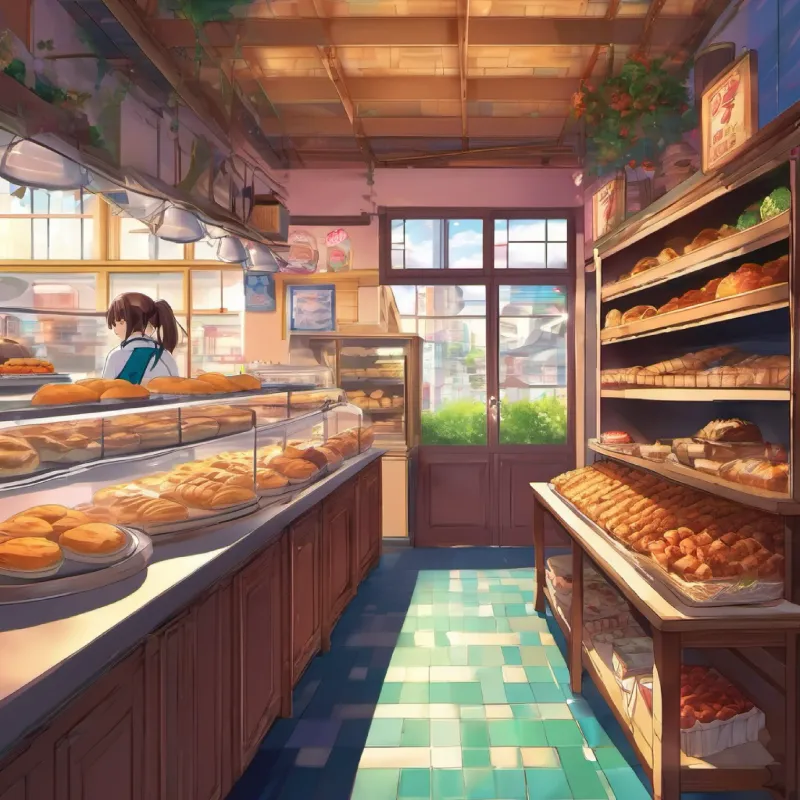 Alexis follows the shadows to the bakery.