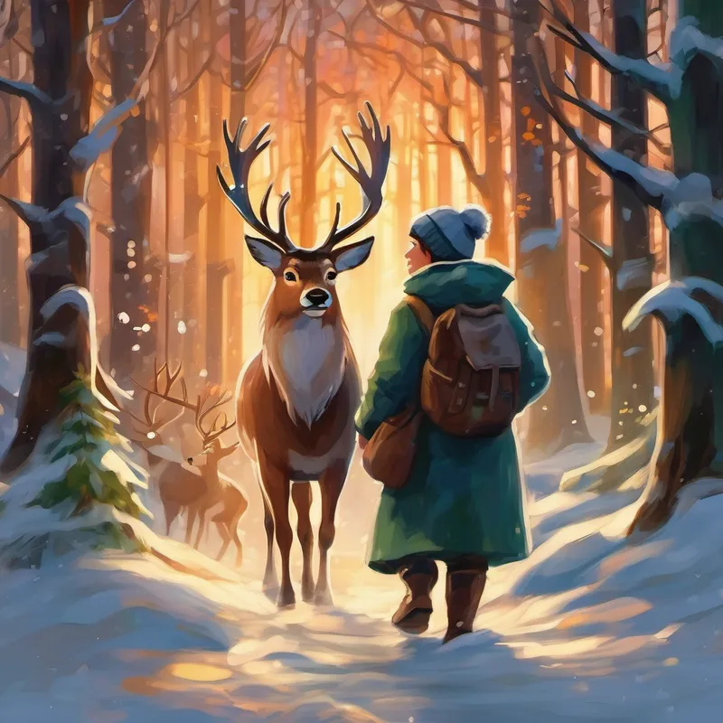 Der kleine Max hörte aufmerksam zu und fragte: "Aber was hat das mit mir zu tun, Rudolph?" Das Rentier lächelte und antwortete: "Max, du hast ein ganz besonderes Herz. Du bist mitfühlend und hilfsbereit, das spüre ich. Du kannst dazu beitragen, dass Weihnachten für alle Menschen in deiner Stadt noch schöner wird."