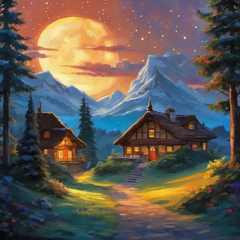 Max nahm den Stern und bedankte sich bei Rudolph. Gemeinsam schauten sie in den sternenklaren Himmel und staunten, wie der Zauberstern seine Magie entfaltete. Und so wurde Weihnachten in der kleinen Stadt jedes Jahr zu einem wahren Fest der Nächstenliebe, Freundschaft und Hoffnung – alles dank dem mutigen kleinen Max und dem Zauberstern.