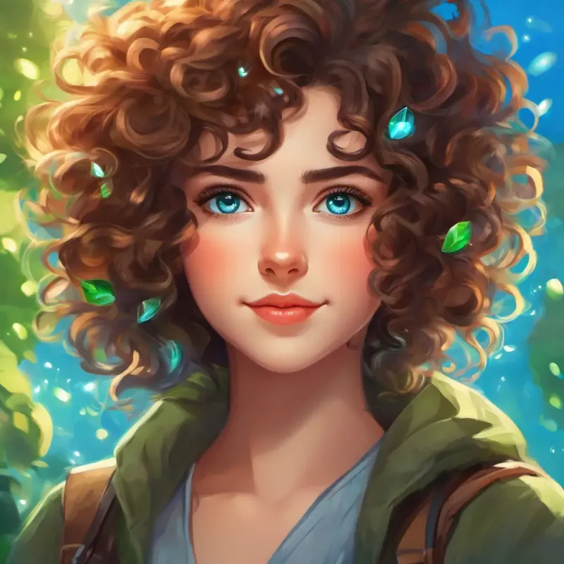 Responsible with brown hair and bright blue eyes's rule-following vs. Creative with wild curly hair and sparkling green eyes's creativity, conflict resolution.