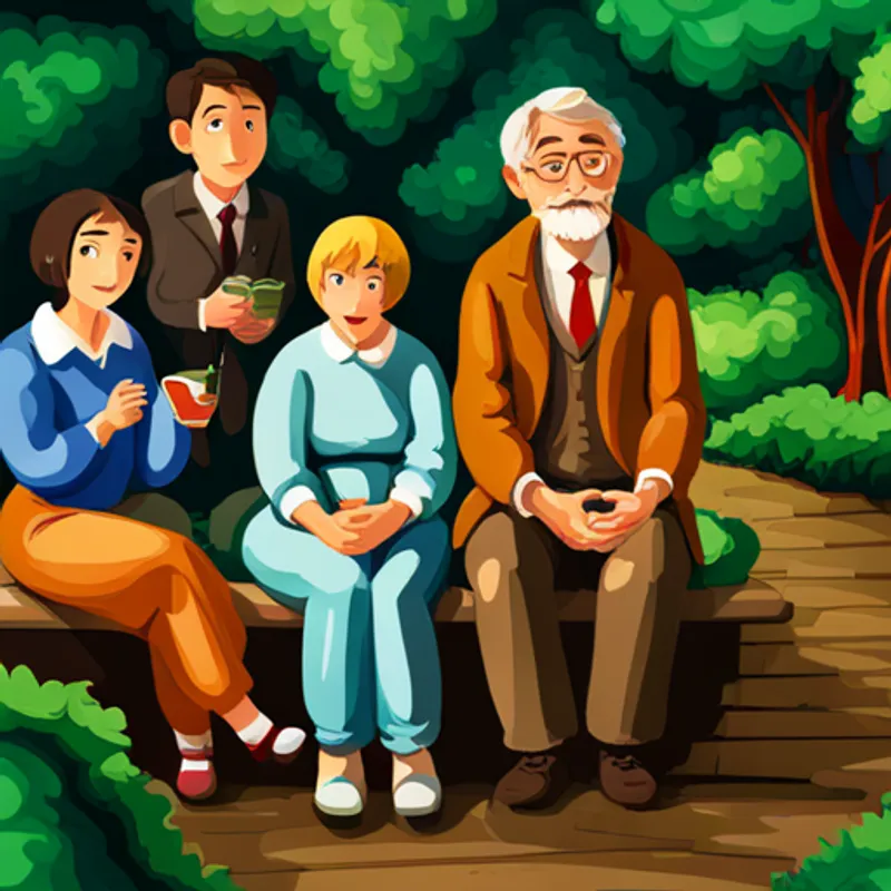 Personaggi dei cartoni animati felici insieme