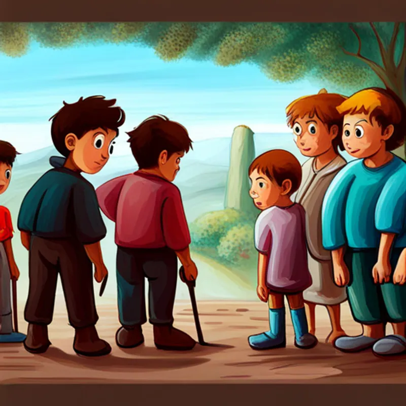 Bambini che formano un gruppo di ricerca