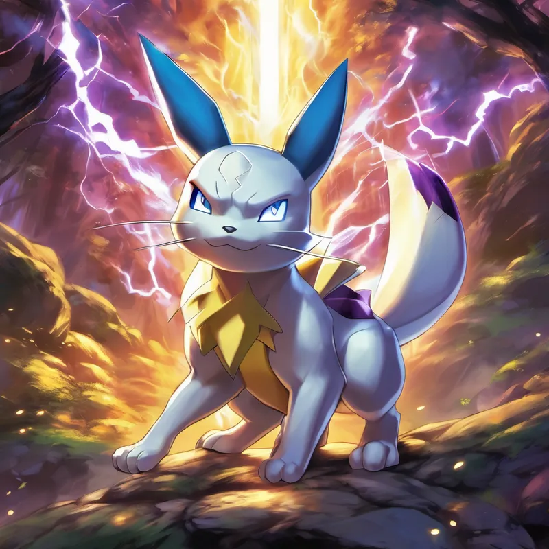 Finally, after an exhilarating battle, Pikachu's Super Saiyan 3 abilities proved to be too much for Mewtwo. With one final, devastating electric surge, Sparky's lightning bolt struck Mewtwo, enveloping him in a dazzling display of light. Mewtwo, recognizing Sparky's bravery and determination, decided to end the conflict and restore peace on the island. From that day forward, Sparky was hailed as a true Pokémon hero. His journey had taught him the importance of never giving up, even in the face of the most challenging battles. And so, the tale of Pikachu going Super Saiyan and defeating Mewtwo became a bedtime story told to young Pokémon trainers, inspiring them to embrace their own courage and embrace the power that lies within.