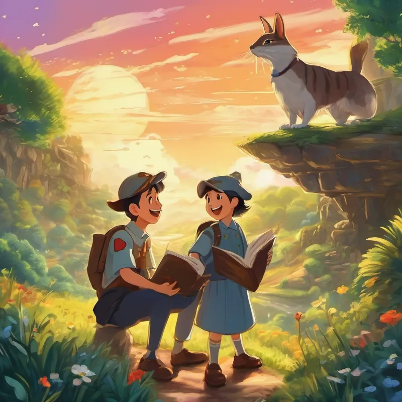 In this land of wonders, characters greeted,
A number for each letter, they happily treated.
A for one, B for two, and so on,
Together they learned, they sang a new song. Captain Coder met Number Nine,
They each shared a laugh, a wonderful time.
Nine long friends gathered with pride,
And learned to multiply, side by side.