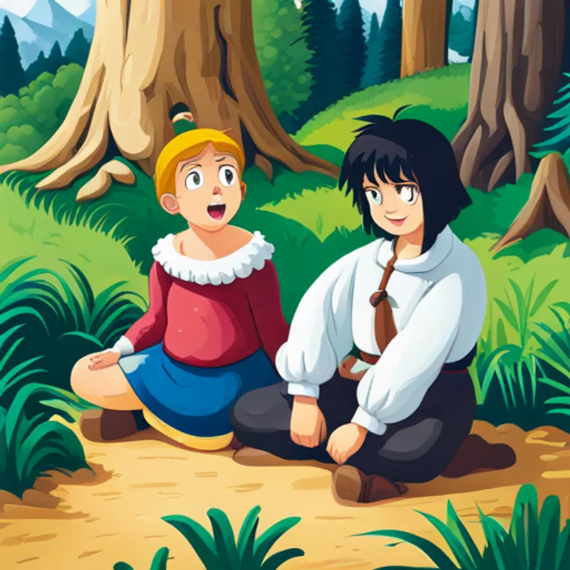 Lisa vertreibt die bösen Kobolde und macht den Zauberwald sicher