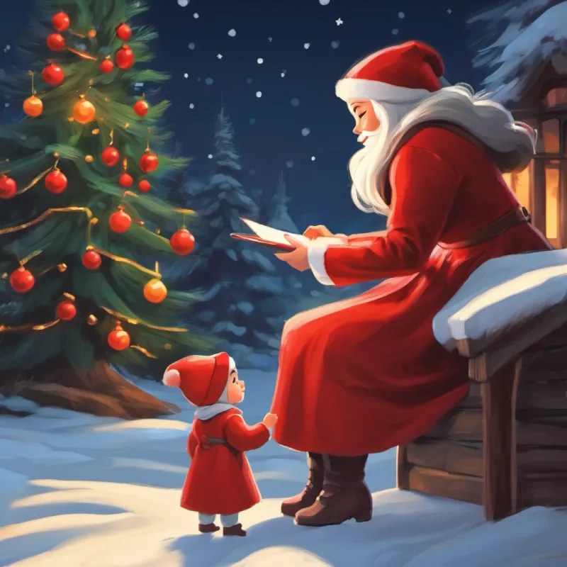 Little Red's mother giving her a task.