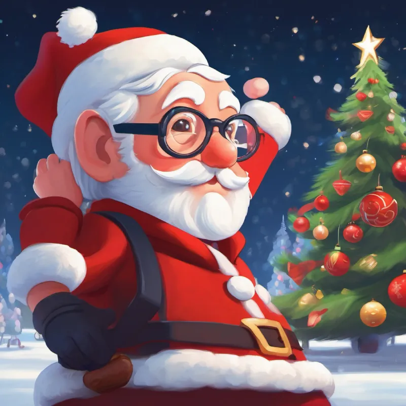 Little Red notices something odd about 'Elderly, loving, fair skin, glasses, white hair'.