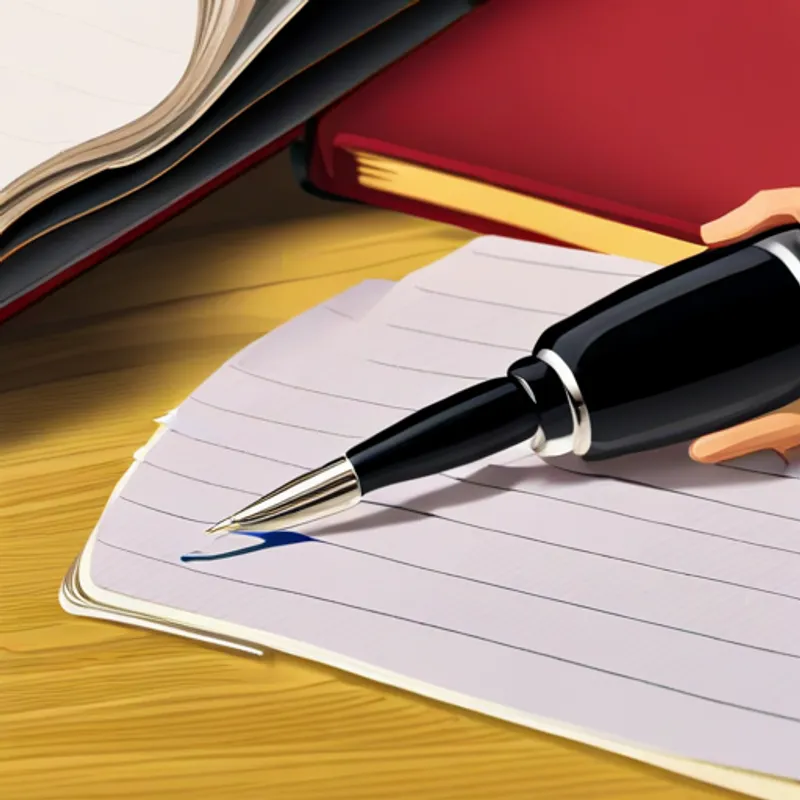 Horn Funding with a pen and paper, jotting down notes while talking to the family