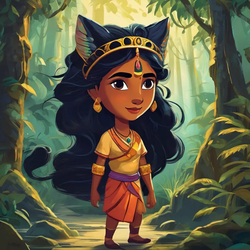 The queen, known for her mischief, challenged Bhairavi to a daring adventure, promising hidden treasures and thrilling encounters along the way. Bhairavi, unable to resist the allure of excitement, accepted the challenge without thinking twice. Little did she know that danger and important lessons awaited her. As Bhairavi and Draco journeyed through the enchanted forests and treacherous mountains, they encountered monstrous creatures and faced many obstacles. But, Bhairavi's adventurous spirit pushed her forward, determined to prove her bravery.