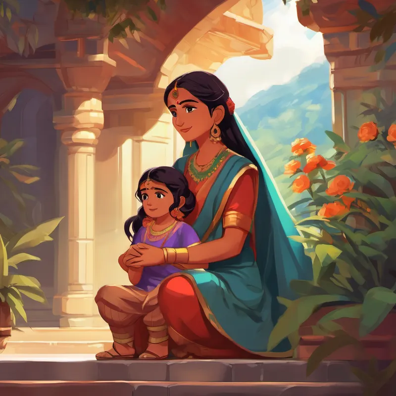 During their travels, Bhairavi started missing her friends and family back at the castle. She realized how important their love and guidance were, especially her mummy and papa's wisdom. She started to understand that they only wanted to keep her safe. With each encounter, Bhairavi learned valuable lessons about courage, honesty, and trust. She understood that listening to her mummy and papa was not a sign of weakness, but a way to protect herself from harm.