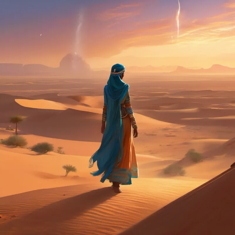 Chloe learns cultural stories and empathy in the Sahara with the Berbers.