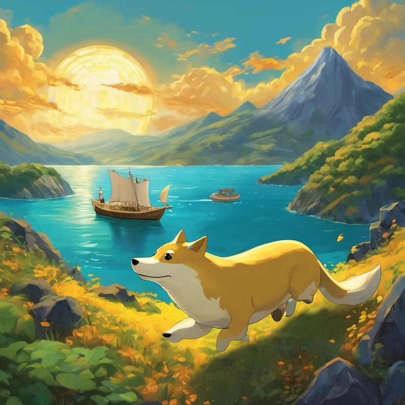 As the villagers listened, their fears were replaced by hope, and they all decided to keep their Dogecoins. Their confidence grew, strengthening the power of Dogecoin itself. Next, Doge ventured into the treacherous mountains of Whale's Peak. There, he encountered the Bitcoin Whale, a massive creature that held vast amounts of Bitcoin. The Whale was skeptical of Dogecoin's worth and refused to acknowledge its potential.