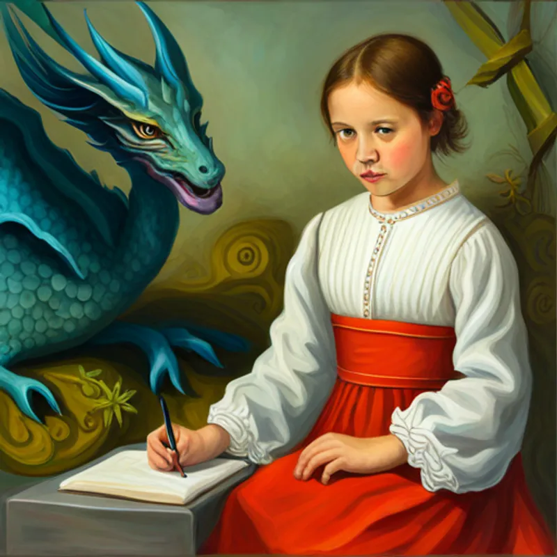 Quickly, Lily came up with a plan to distract the dragon.