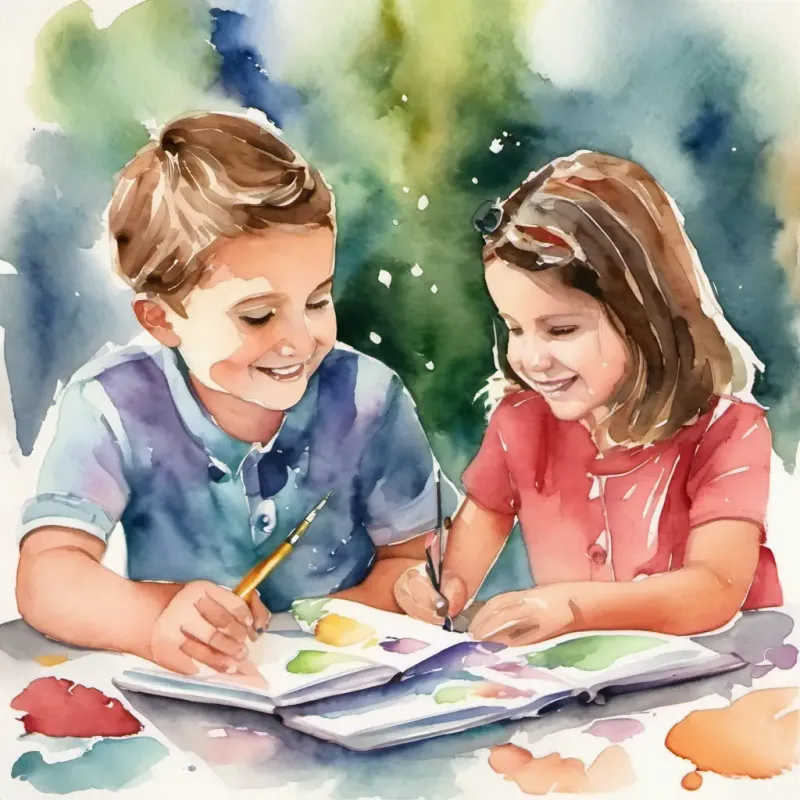 Friends learning about love's diversity.