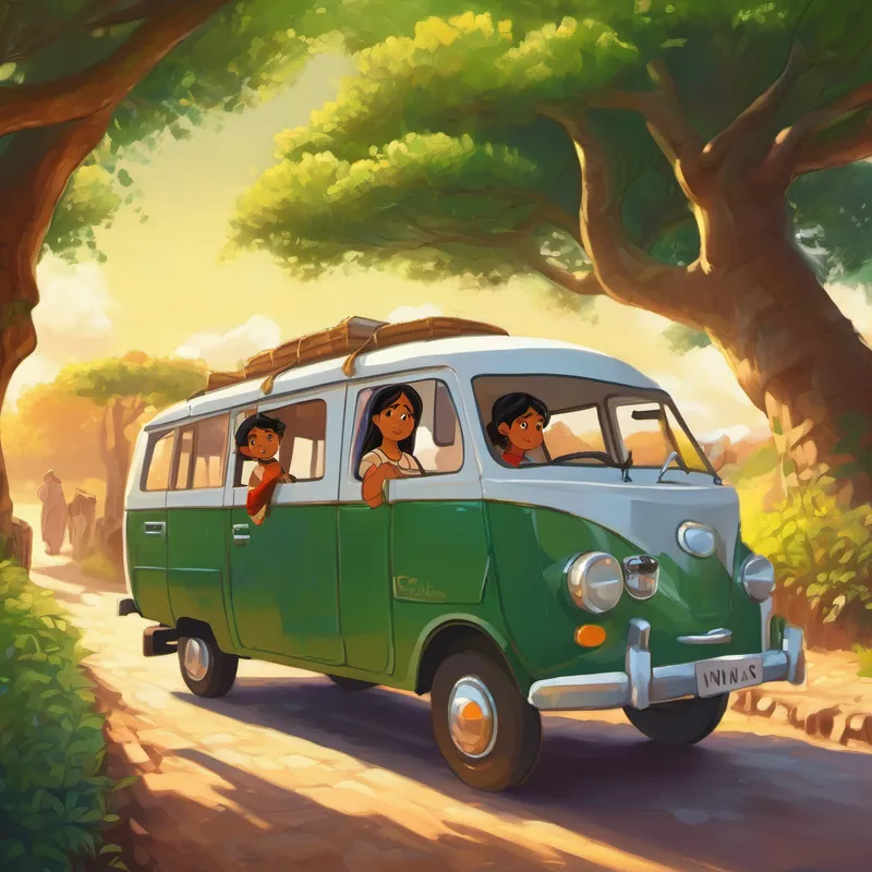 "One sunny day," Nani continued, "Rishi decided to go on a journey across India to find the answer to a question he had always wondered about. He wanted to know why India was considered the best country by so many." Mia's eyes widened with excitement as she imagined accompanying the wise old sage on his journey. Nani gently caressed Mia's head, continuing her enchanting story.