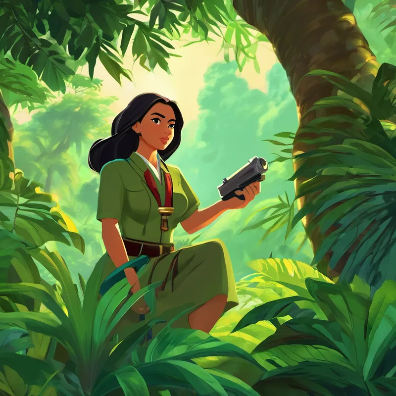 Once upon a time, in a lush green country called Indonesia, there was a brave and clever secret agent named Asha. Asha was not an ordinary secret agent; she was a specialized spy, gifted with extraordinary skills to protect her country. One beautiful morning, Asha was called upon by her boss for a top-secret mission. The mission was to recover a precious artifact that had been stolen from a famous temple. The artifact was not just valuable, but it also held magical powers that could bring joy and prosperity to Indonesia.