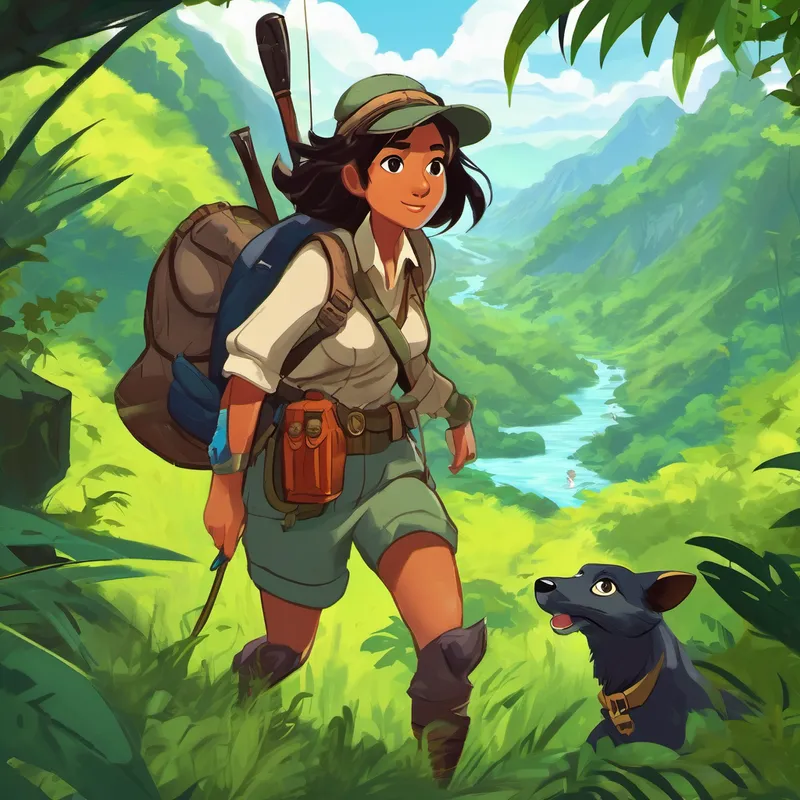 With her trusty gadgets, Asha set off on her adventure. She traveled through the dense jungles, crossed mighty rivers, and scaled tall mountains to reach the secret location where the thieves were hiding. As Asha got closer, she realized that the thieves were not just ordinary criminals. They were a group of mischievous creatures known as Jenglot. These small but powerful creatures could turn invisible and snatch anything they desired. Asha knew that this would be a challenging task, but she was determined to succeed.