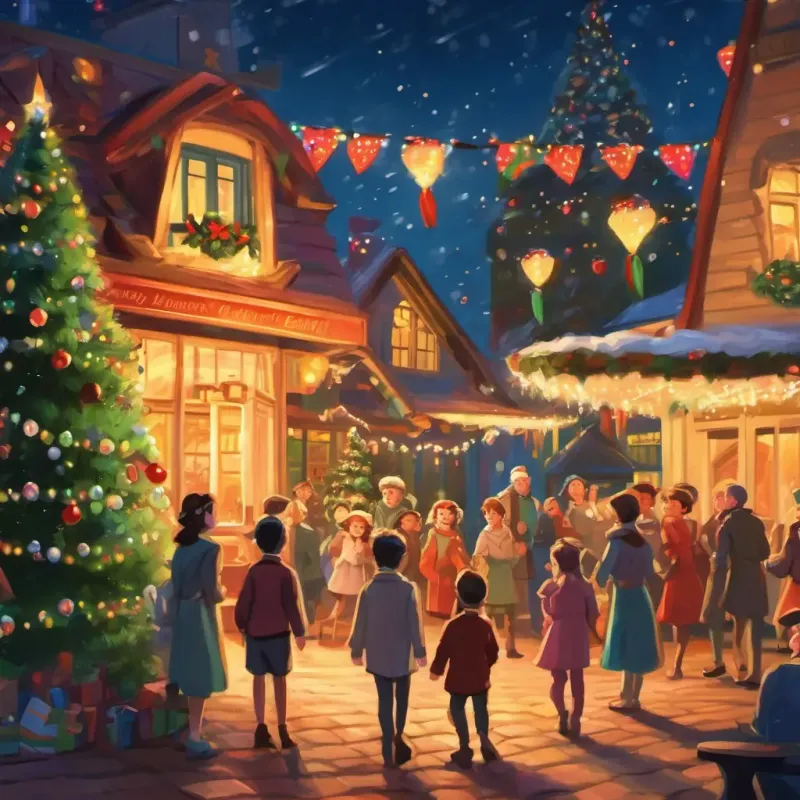 Rising action, anticipation of Imogene's planned mischief at Janey's birthday party