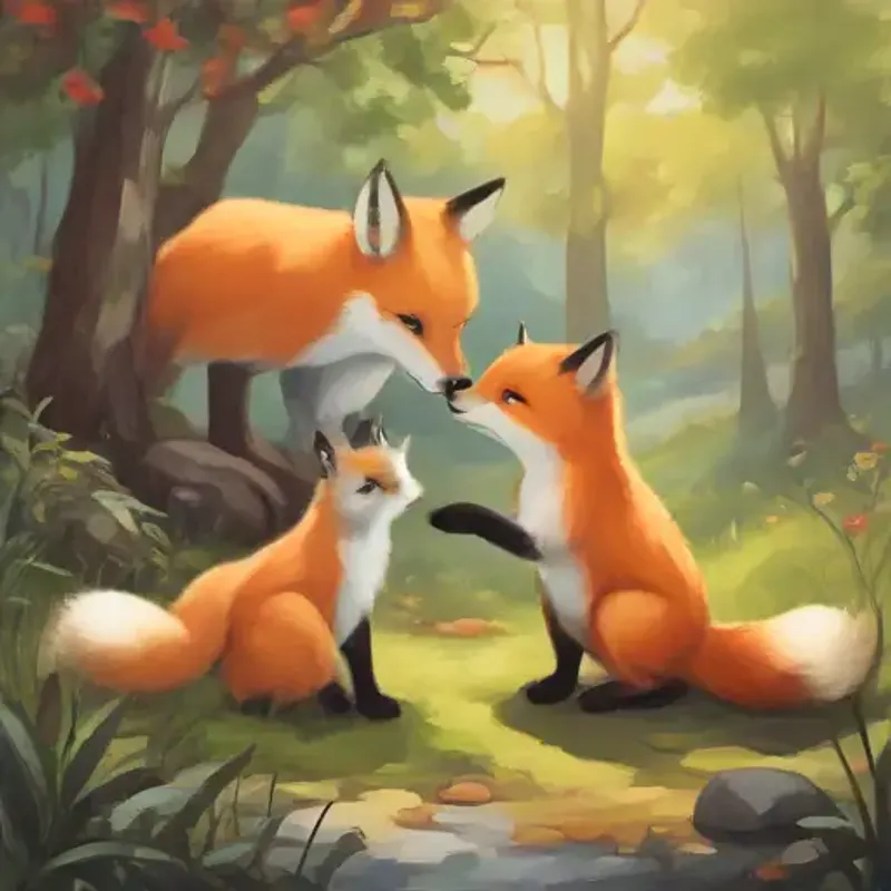 Red fox's story of forming an unlikely friendship