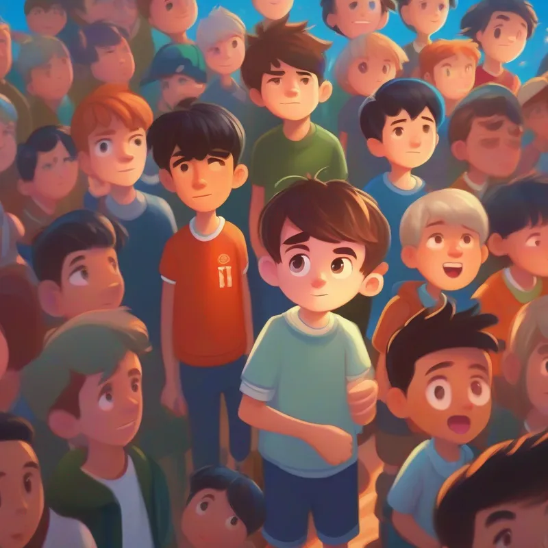 A boy with dreams, full of strength and determination. being bullied by his so-called friends