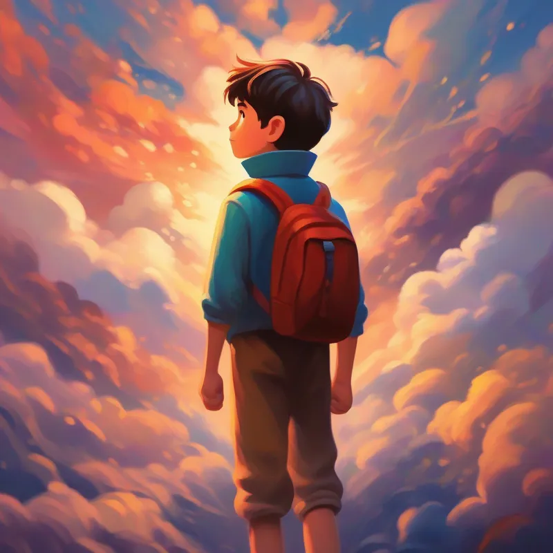 A boy with dreams, full of strength and determination. deciding to find his confidence