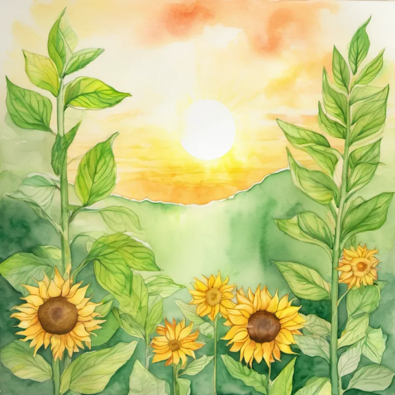 The sun concludes how photosynthesis benefits all.