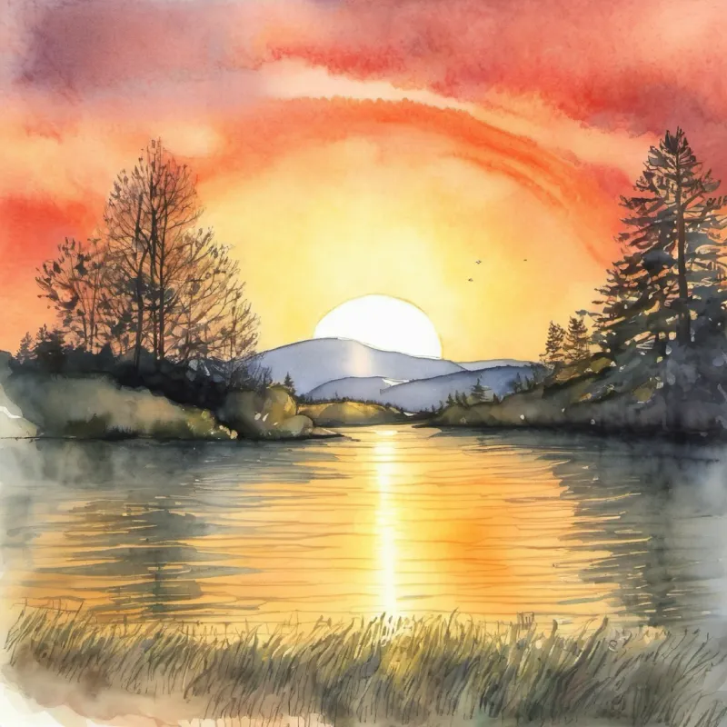 The sun starts explaining.