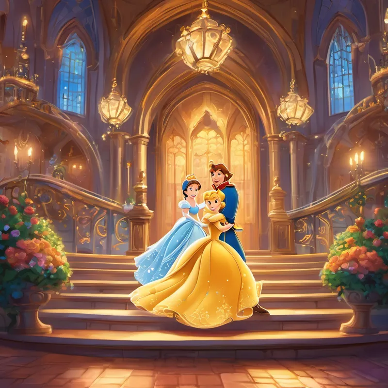 The prince was overjoyed to have found his true love, a girl who was responsible and kind-hearted. They got married and lived happily ever after in the Cinderella Castle. Cinderella's stepmother and stepsisters learned the importance of responsibility and kindness and changed their ways. And so, dear child, remember that responsibility and kindness are essential traits to possess. Just like Cinderella, taking responsibility for your actions will lead to wonderful things in life. And who knows, your own magical adventures might be waiting just around the corner! The end.